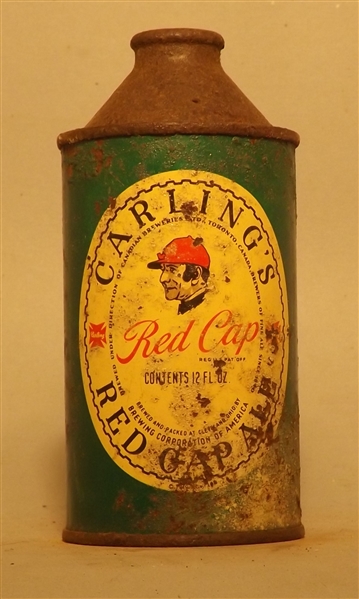 Carling's Red Cap Cone Top