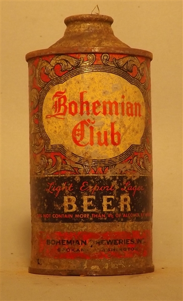 Bohemian Club Cone Top, Spokane, WA