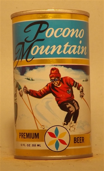 Pocono Mountain Skier Tab Top