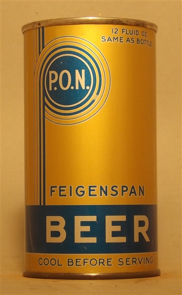 PON Feigenspan Beer Flat Top