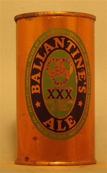 Ballantine's Ale OI Flat Top, Newark, NJ