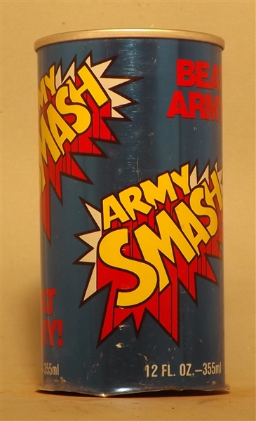 Army Smash Tab Top Soda Can, Annapolis, MD