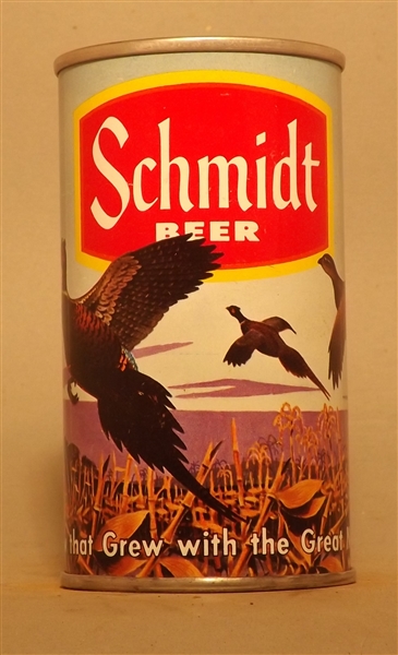 Schmidt Yellow Stripe Tab Top, Pheasants