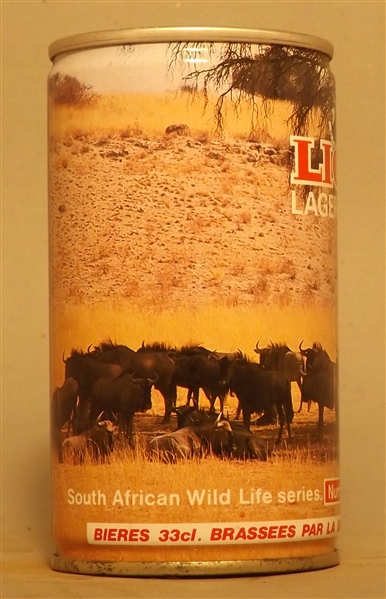 Tough Lion Tab Top Set Can #7, Wildebeest, South Africa