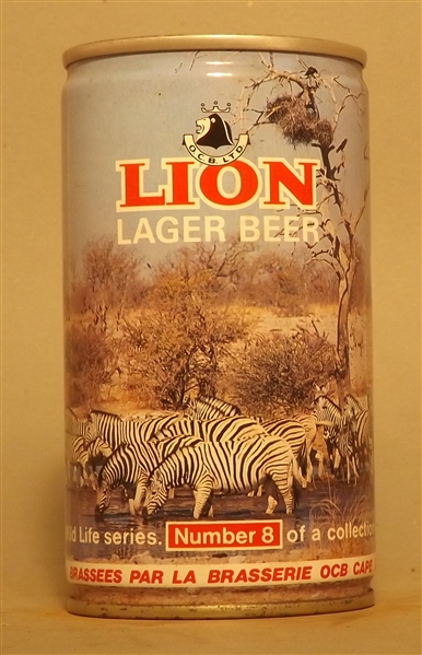 Tough Lion Tab Top Set Can #8, Zebra, South Africa