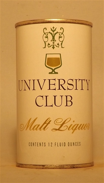 University Club Malt Liquor Flat Top, Milwaukee, WI