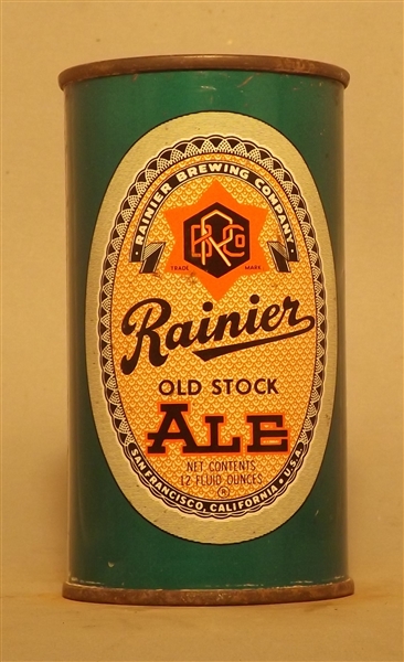Rainier Old Stock Ale Flat Top, San Francisco, CA