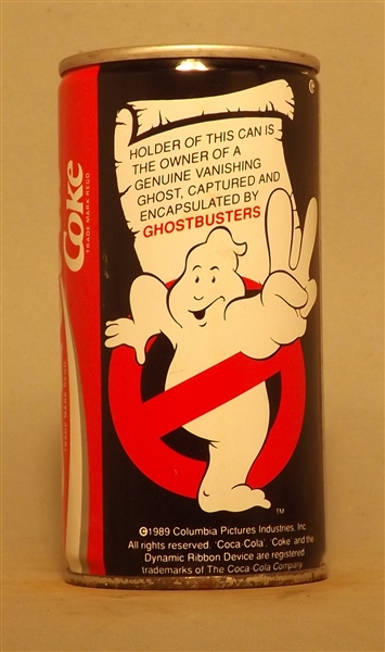 Coca Cola Ghostbusters Tab Top