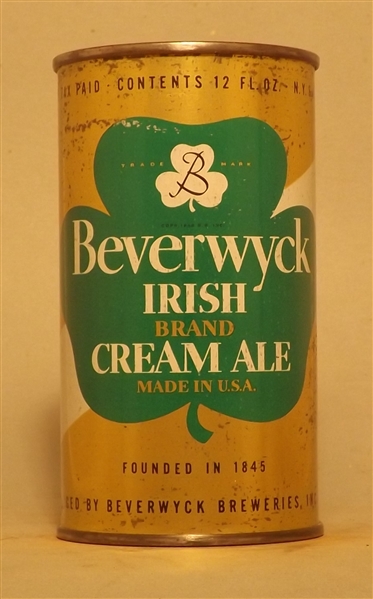 Beverwyck Cream Ale Flat Top, Albany, NY