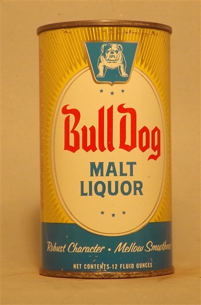 Bull Dog Malt Liquor Flat Top