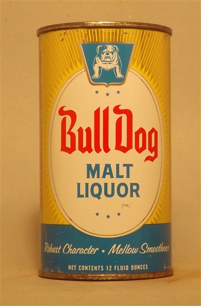 Bull Dog Malt Liquor Flat Top