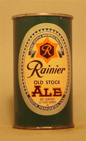 Rainier Old Stock Ale Flat Top, Seattle, WA