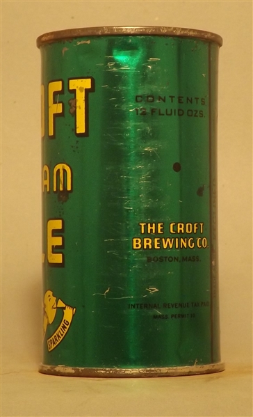 Croft Cream Ale IRTP Flat Top, Boston, MA