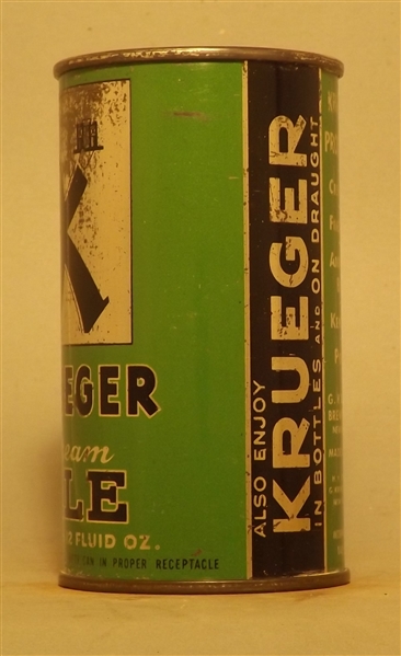 Krueger Cream Ale IRTP Flat Top, Newark, NJ