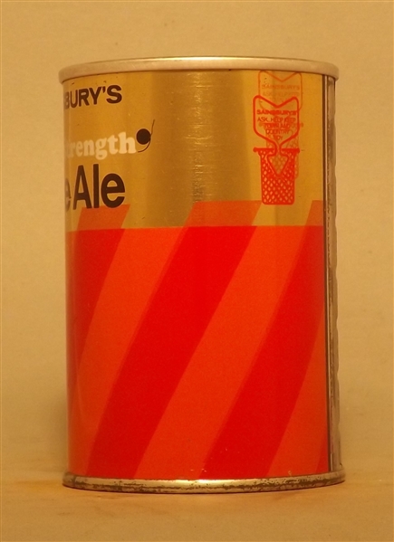 Sainsbury's Extra Strength Pale Ale 9 2/3 Ounce Tab Top, England, UK