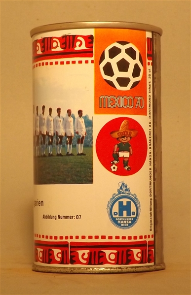 Rewe Hansa 1970 World Cup Tab Top (Bulgarien), Germany