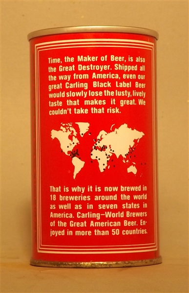 Carling Black Label Tab Top, South Africa