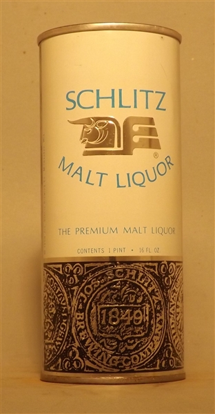 Schlitz Malt Liquor Tab Top #1, Milwaukee, WI