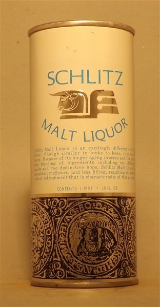 Schlitz Malt Liquor Tab Top #1, Milwaukee, WI