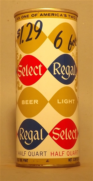 Regal Select 6 for $1.29 Tab Top, Los Angeles, CA