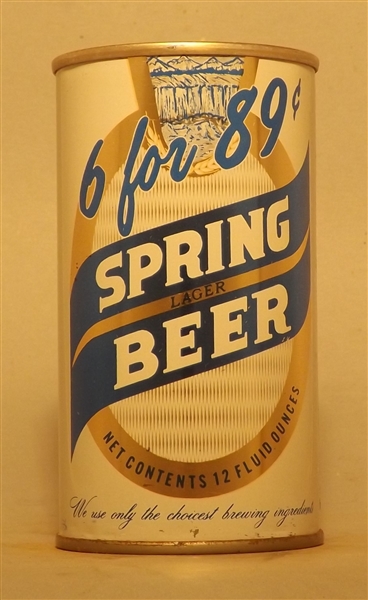 Spring Beer 6 for 89c