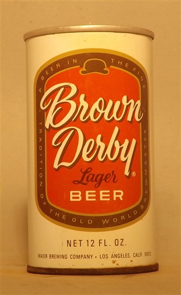 Brown Derby Tab Top #2, Maier, Los Angeles, CA
