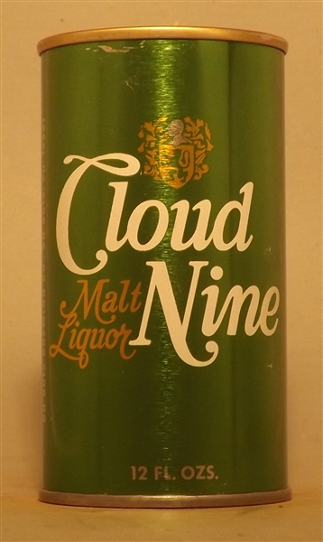 Cloud Nine Malt Liquor Tab, DuBois, PA