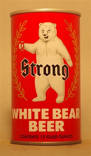 White Bear Beer Aluminum Flat Top