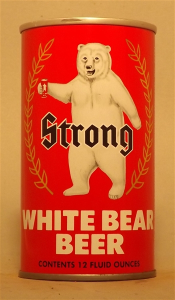 White Bear Beer Aluminum Flat Top