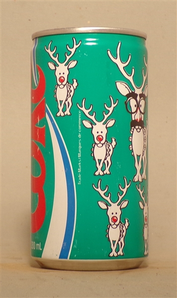 Coke Christmas Can 10 Oz. (Green)