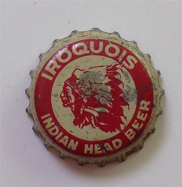 Iroquois Indian Head Beer Crown