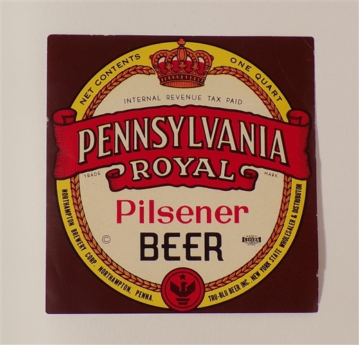 Pennsylvania Royal Label, Catasaqua, PA