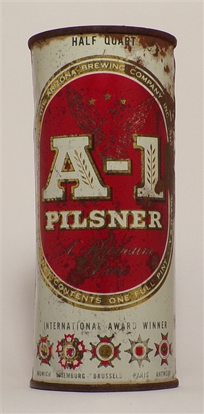 A-1 Pilsner 16 Ounce Flat Top #1, Phoenix, AZ