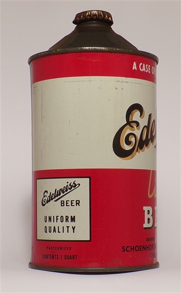 Edelweiss Quart Cone Top, Chicago, IL