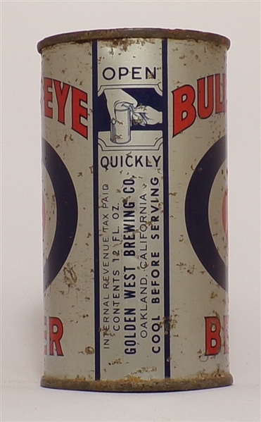 Bull's Eye Beer OI Flat Top, Oakland, CA