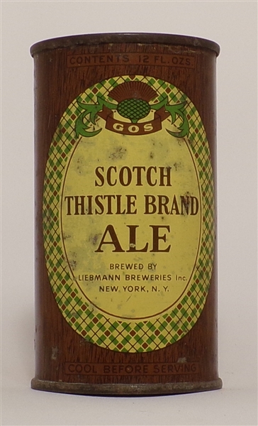 Scotch Thistle Brand Ale Flat Top, New York, NY