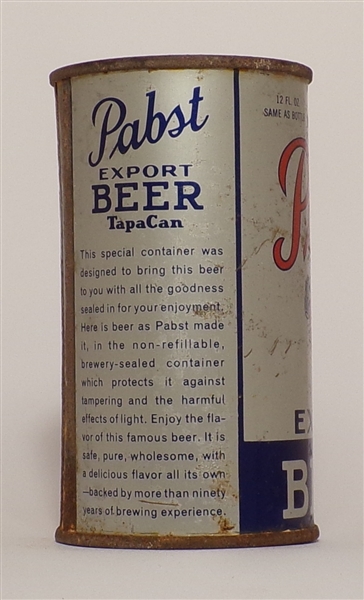 Pabst Export Beer OI Flat Top, Premier-Pabst