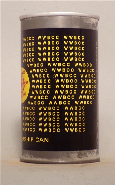 Worldwide Beer Can Collectors 1977 Membership Can