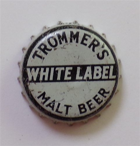 Trommers White Label Malt Beer Crown