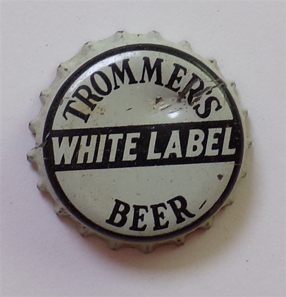 Trommer's White Label Beer Crown