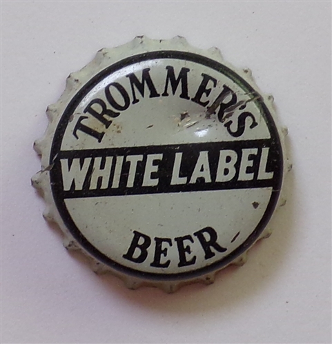 Trommers White Label Beer Crown