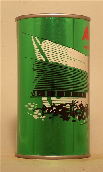 American Can Co. 1968 Milwaukee, WI Green/Red Bank Top