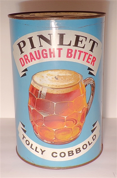 Pinlet Tolly Cobbold Flat Top Gallon (6 Pints, 16 Fl. Oz.), London and Cambridge, England, UK