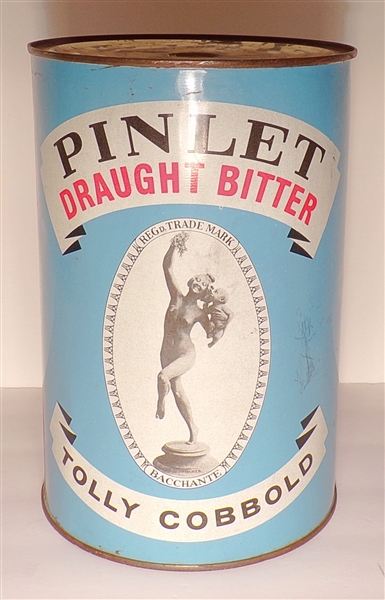 Pinlet Tolly Cobbold Flat Top Gallon (6 Pints, 16 Fl. Oz.), London and Cambridge, England, UK