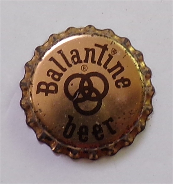 Ballantine Beer (Gold) Cork-Backed Crown