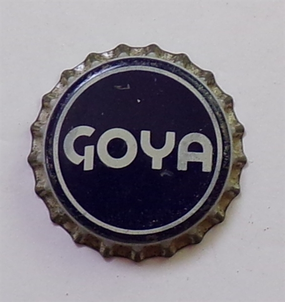 Goya (Blue) Cork-Backed Beer Crown