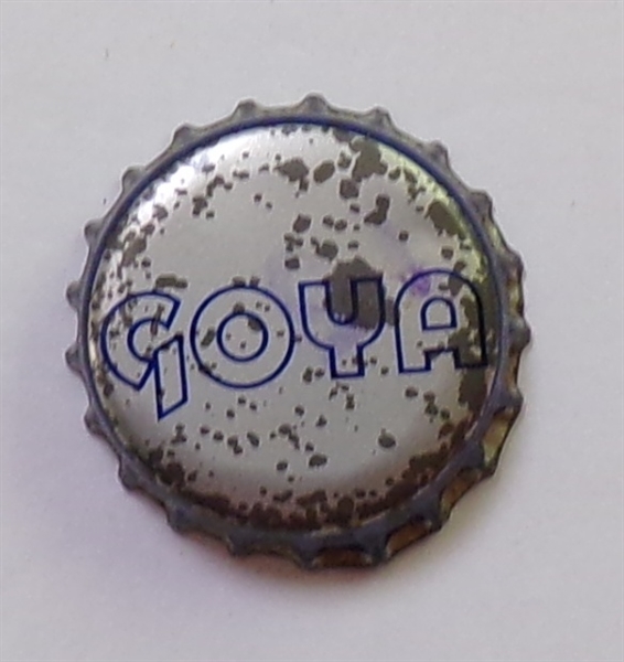  Goya (Silver) Cork-Backed Beer Crown