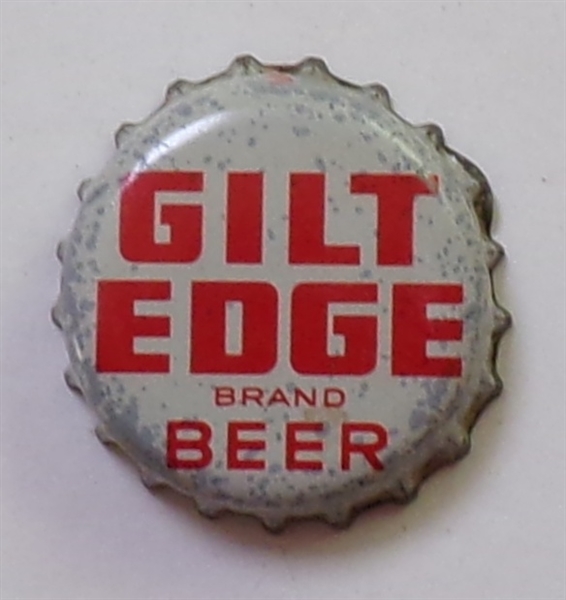  Gilt Edge Cork-Backed Beer Crown