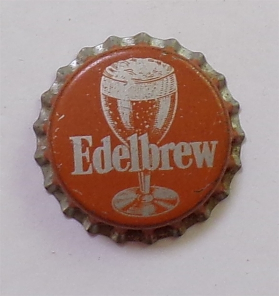  Edelbrew (Orange) Cork-Backed Beer Crown