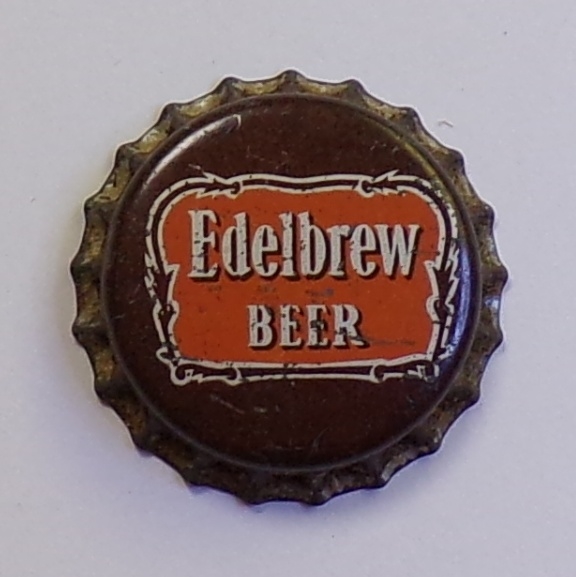  Edelbrew (Brown) Cork-Backed Beer Crown